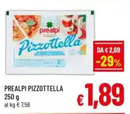 A&O Prealpi pizzottella offerta