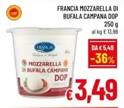 A&O Francia mozzarella di bufala campana dop offerta