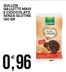Vantaggio Cash&Carry Gullon gallette mais e cioccolato senza glutine offerta