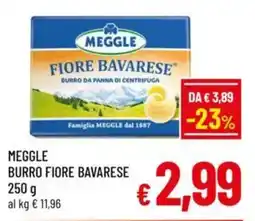 A&O Meggle burro fiore bavarese offerta