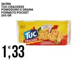 Vantaggio Cash&Carry Saiwa tuc crackers pomodoro e grana formato pocket offerta