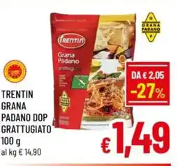 A&O Trentin grana padano dop grattugiato offerta