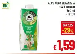 A&O Alce nero bevanda a base di riso offerta