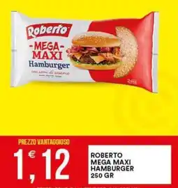 Vantaggio Cash&Carry Roberto mega maxi hamburger offerta
