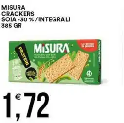 Vantaggio Cash&Carry Misura crackers soia -30%/integrali offerta
