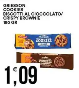 Vantaggio Cash&Carry Griesson cookies biscotti al cioccolato/ crispy brownie offerta