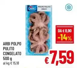 A&O Arbi polpo pulito congelato offerta