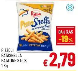 A&O Pizzoli patasnella patatine stick offerta