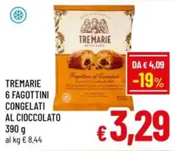 A&O Tremarie 6 fagottini congelati al cioccolato offerta