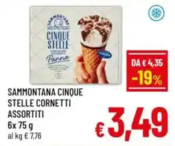 A&O Sammontana cinque stelle cornetti assortiti offerta