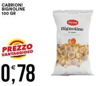 Vantaggio Cash&Carry Cabrioni bignoline offerta