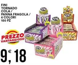Vantaggio Cash&Carry Fini tornado cola/ panna fragola/ 6 colori 150 Pz offerta