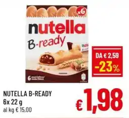 A&O Nutella b-ready offerta