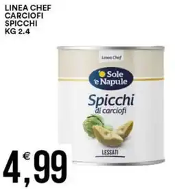 Vantaggio Cash&Carry Linea chef carciofi spicchi offerta