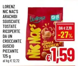A&O Lorenz nic nac's arachidi sgusciate tostate ricoperte da un croccante guscio piccante offerta