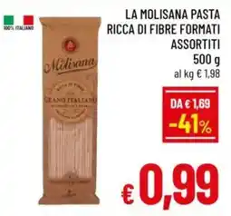 A&O La molisana pasta ricca di fibre formati assortiti offerta