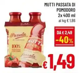 A&O Mutti passata di pomodoro offerta