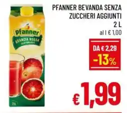 A&O Pfanner bevanda senza zuccheri aggiunti offerta