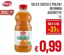 A&O Selex succo e polpa/ bevanda assortite offerta
