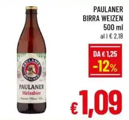 A&O Paulaner birra weizen offerta