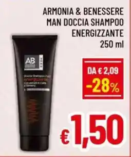 A&O Armonia & benessere man doccia shampoo energizzante offerta