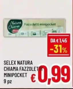 A&O Selex natura chiama fazzolet minipocket offerta