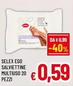 A&O Selex ego salviettine multiuso 20 pezzi offerta