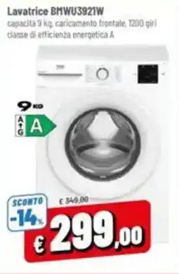 A&O Lavatrice BMWU3921W offerta