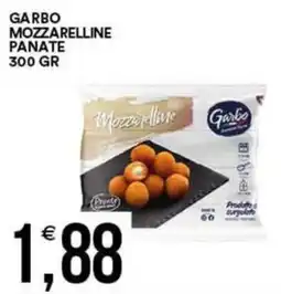 Vantaggio Cash&Carry Garbo mozzarelline panate offerta
