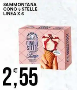 Vantaggio Cash&Carry Sammontana cono 5 stelle linea x 6 offerta
