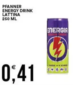 Vantaggio Cash&Carry Pfanner energy drink lattina offerta