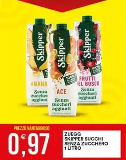 Vantaggio Cash&Carry Zuegg skipper succhi senza zucchero offerta