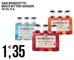 Vantaggio Cash&Carry San benedetto ben's bitter/ginger offerta