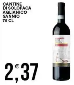 Vantaggio Cash&Carry Cantine di solopaca aglianico sannio offerta