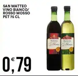 Vantaggio Cash&Carry San matteo vino bianco/ rosso mosso pet offerta