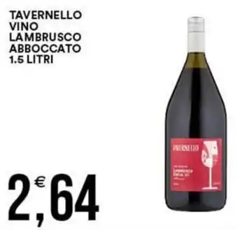 Vantaggio Cash&Carry Tavernello vino lambrusco abboccato offerta