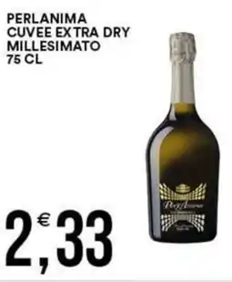 Vantaggio Cash&Carry Perlanima cuvee extra dry millesimato offerta