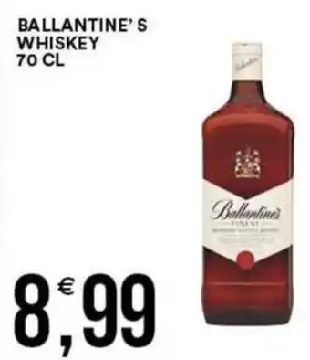 Vantaggio Cash&Carry Ballantine's whiskey offerta