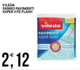 Vantaggio Cash&Carry Vileda panno pavimenti super 3 pz flash offerta