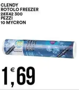 Vantaggio Cash&Carry Clendy rotolo freezer 28x42 300 pezzi 10 mycron offerta