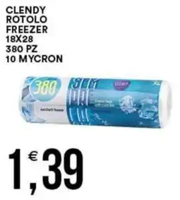 Vantaggio Cash&Carry Clendy rotolo freezer 18x28 380 pz 10 mycron offerta