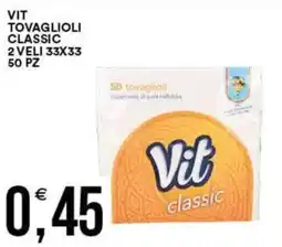 Vantaggio Cash&Carry Vit tovaglioli classic 2 veli 33x33 50 pz offerta