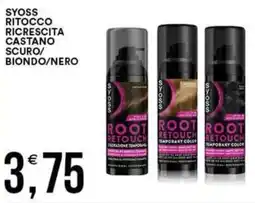 Vantaggio Cash&Carry Syoss ritocco ricrescita castano scuro/ biondo/nero offerta