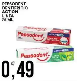 Vantaggio Cash&Carry Pepsodent dentifricio action linea offerta