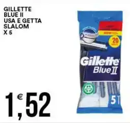 Vantaggio Cash&Carry Gillette blue ii usa e getta slalom x 5 offerta