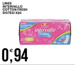 Vantaggio Cash&Carry Lines intervallo cotton fresh distesi x20 offerta