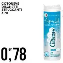 Vantaggio Cash&Carry Cotoneve dischetti struccanti x 70 offerta