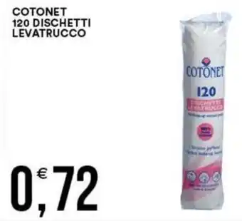 Vantaggio Cash&Carry Cotonet 120 dischetti levatrucco offerta
