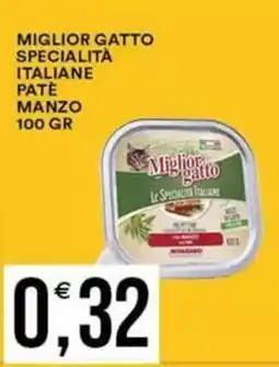Vantaggio Cash&Carry Miglior gatto specialità italiane pate manzo offerta