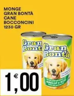 Vantaggio Cash&Carry Monge gran bontà cane bocconcini offerta